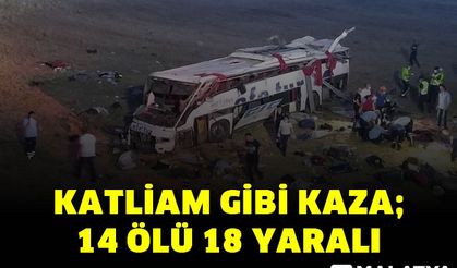 Katliam gibi kaza: 14 ölü, 18 yaralı