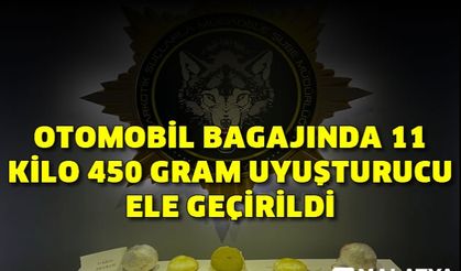 Kova içerisinde 11 kilo 450 gram uyuşturucu ele geçirildi