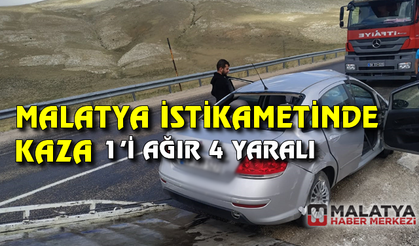 Otomobil takla attı: 1’i ağır 4 yaralı