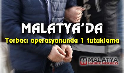 Torbacı operasyonunda 1 tutuklama