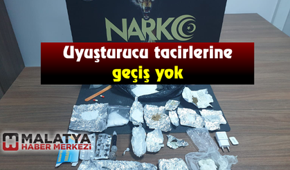 Uyuşturucu tacirlerine geçit yok