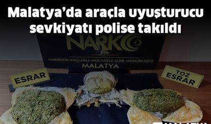 Araçla uyuşturucu sevkiyatı polise takıldı