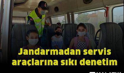 Jandarmadan servis araçlarına sıkı denetim