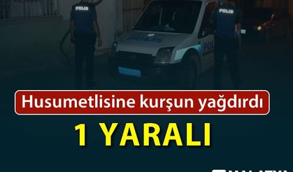 Malatya'da husumetlisine kurşun yağdırdı: 1 yaralı