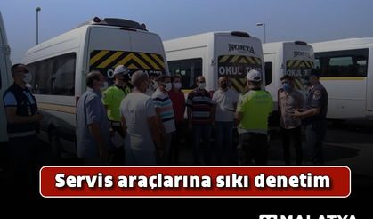 Servis araçlarına sıkı denetim