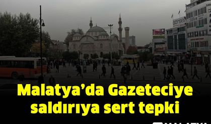 Gazeteciye saldırıya sert tepki