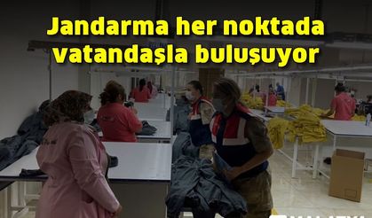 Jandarma her noktada vatandaşla buluşuyor