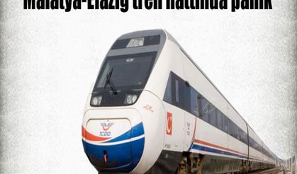 Malatya-Elazığ tren hattında panik