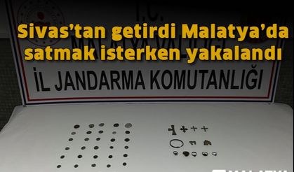 Sivas'tan getirdi Malatya'da satmak isterken yakalandı