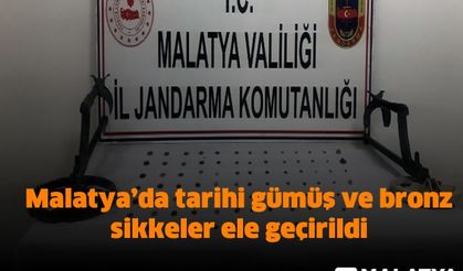 Tarihi gümüş ve bronz sikkeler ele geçirildi