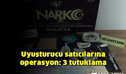 Uyuşturucu satıcılarına 4 ayrı operasyon: 3 tutuklama