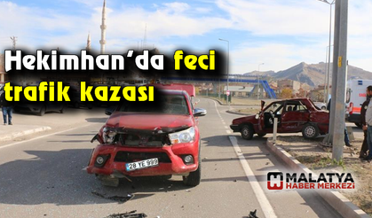 Hekimhan’da trafik kazası