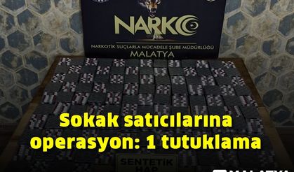 Sokak satıcılarına operasyon: 1 tutuklama