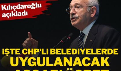 Kılıçdaroğlu açıkladı! İşte CHP’li belediyelerde uygulanacak asgari ücret