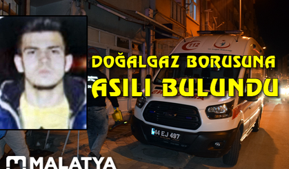 Doğalgaz borusuna asılı bulundu