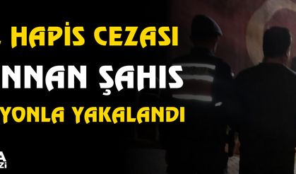 Aranan zanlı jandarma ekiplerinin gerçekleştirdiği operasyonla yakalandı.