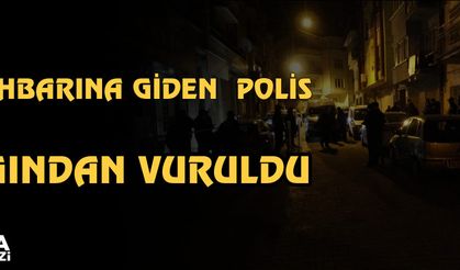 Malatya’da kavga ihbarına giden polis bacağından vuruldu