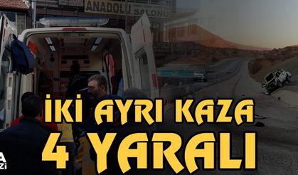 Malatya’da iki ayrı kaza: 4 yaralı