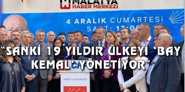 CHP Genel Başkan Yardımcısı Veli Ağbaba: En büyük mandacı Çin’i örnek alan Recep Tayyip Erdoğan’dır