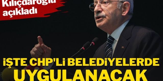 Kılıçdaroğlu açıkladı! İşte CHP’li belediyelerde uygulanacak asgari ücret