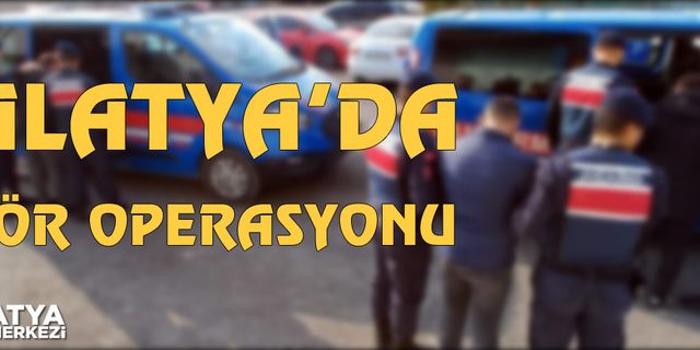 Malatya'da PKK, PYD ve YPG operasyonu