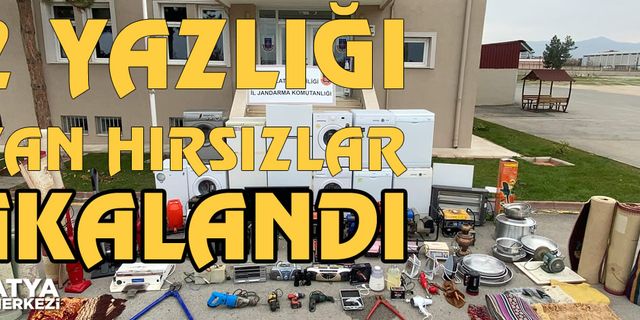 Malatya’da 22 yazlığı soyan hırsızlar yakalandı