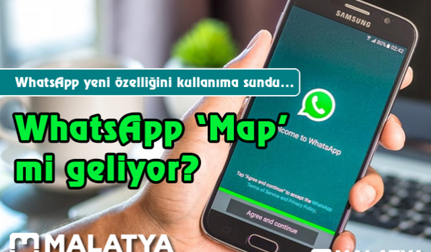 WhatsApp yeni özelliğini kullanıma sundu... WhatsApp 'Map' mi geliyor?