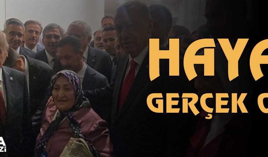 Fatma teyzenin hayali gerçek oldu