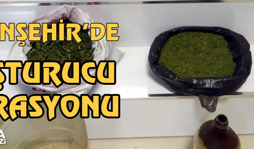 Doğanşehir’de uyuşturucu operasyonu