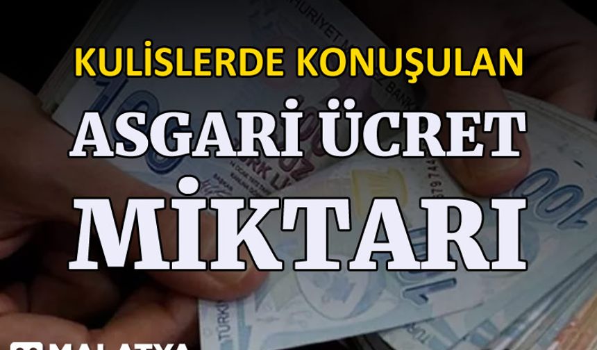 2023 için kulislerde konuşulan asgari ücret miktarı