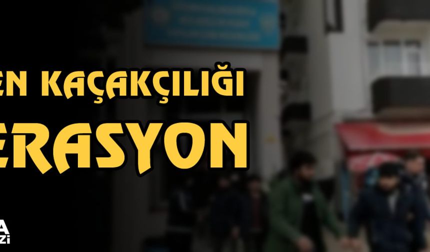 Polisten göçmen kaçakçılığı operasyonu: 6 gözaltı