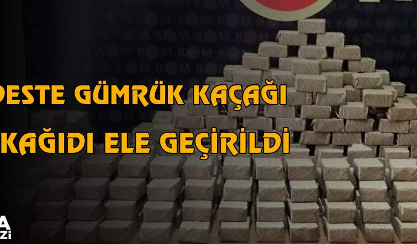 Malatya'da 24 bin 750 deste gümrük kaçağı sigara sarma kağıdı ele geçirildi.